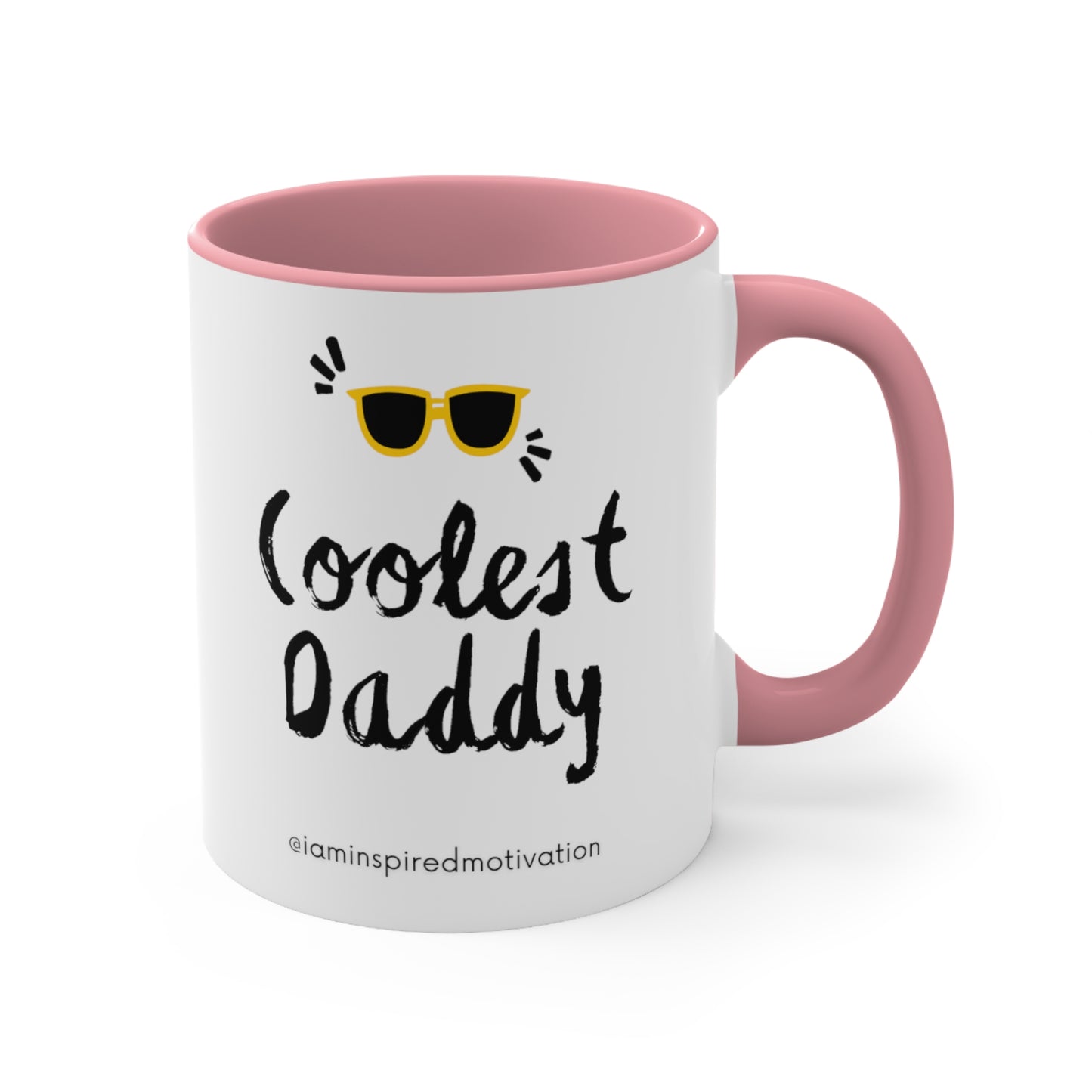 "Coolest Dad" Accent Coffee Mug, 11oz