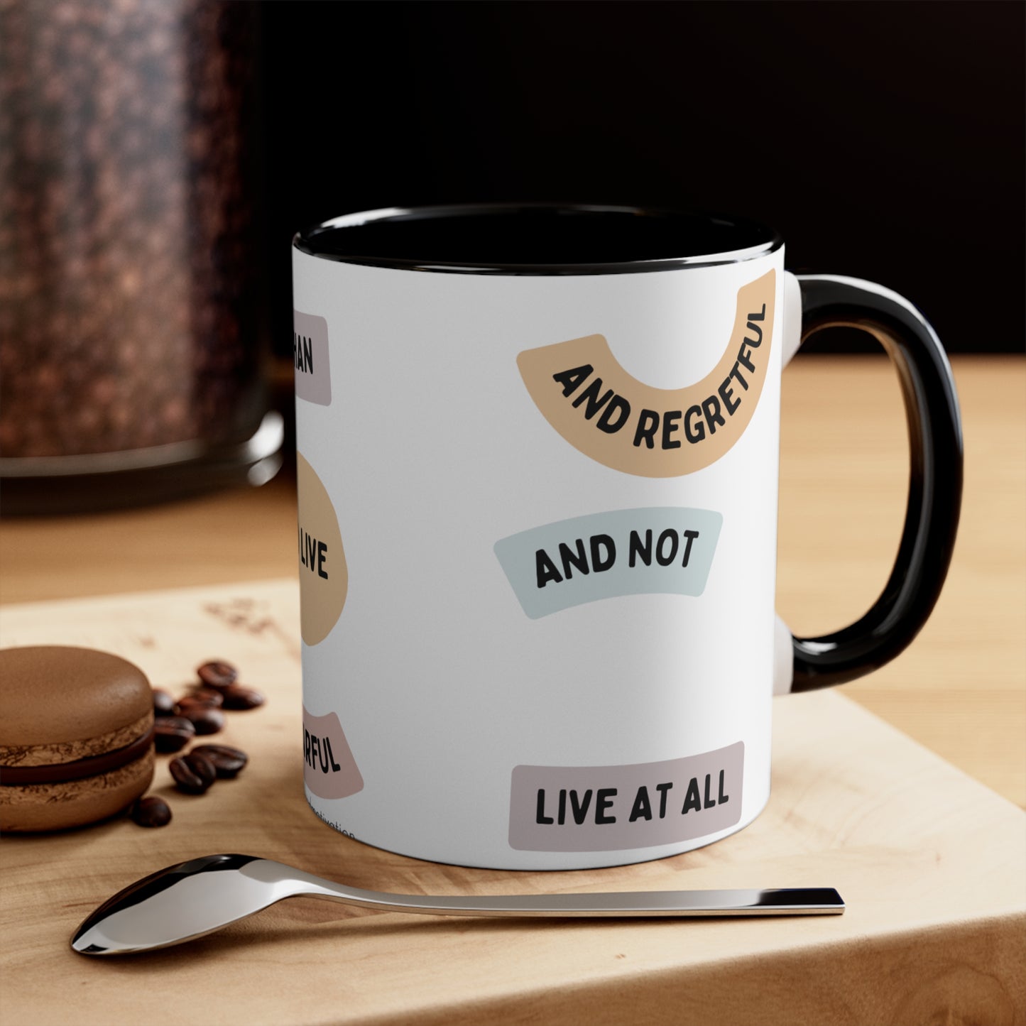 "Live Boldly" Accent Coffee Mug, 11oz