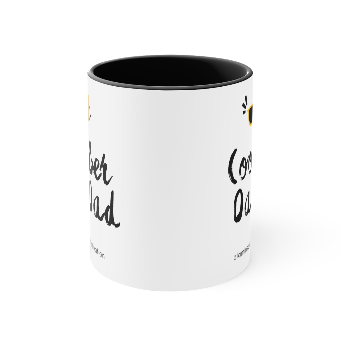 "Coolest Dad" Accent Coffee Mug, 11oz