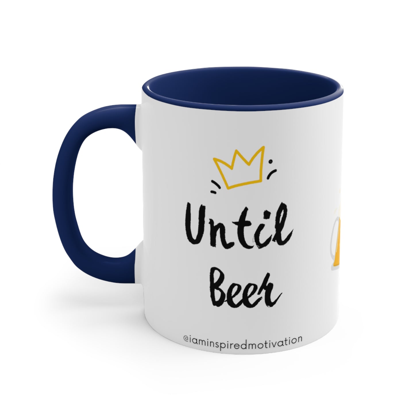 "Until Beer Makes Us Apart" Accent Coffee Mug, 11oz