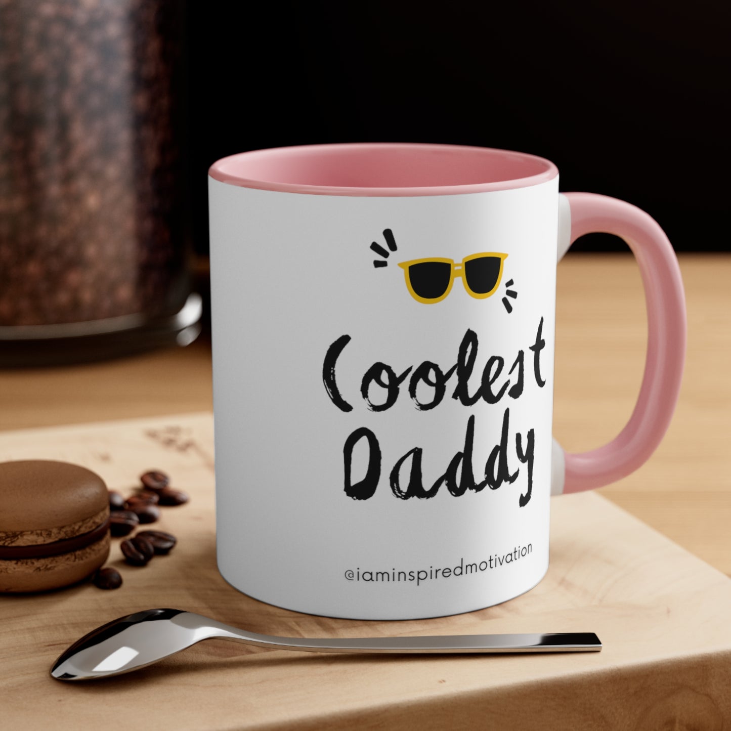 "Coolest Dad" Accent Coffee Mug, 11oz