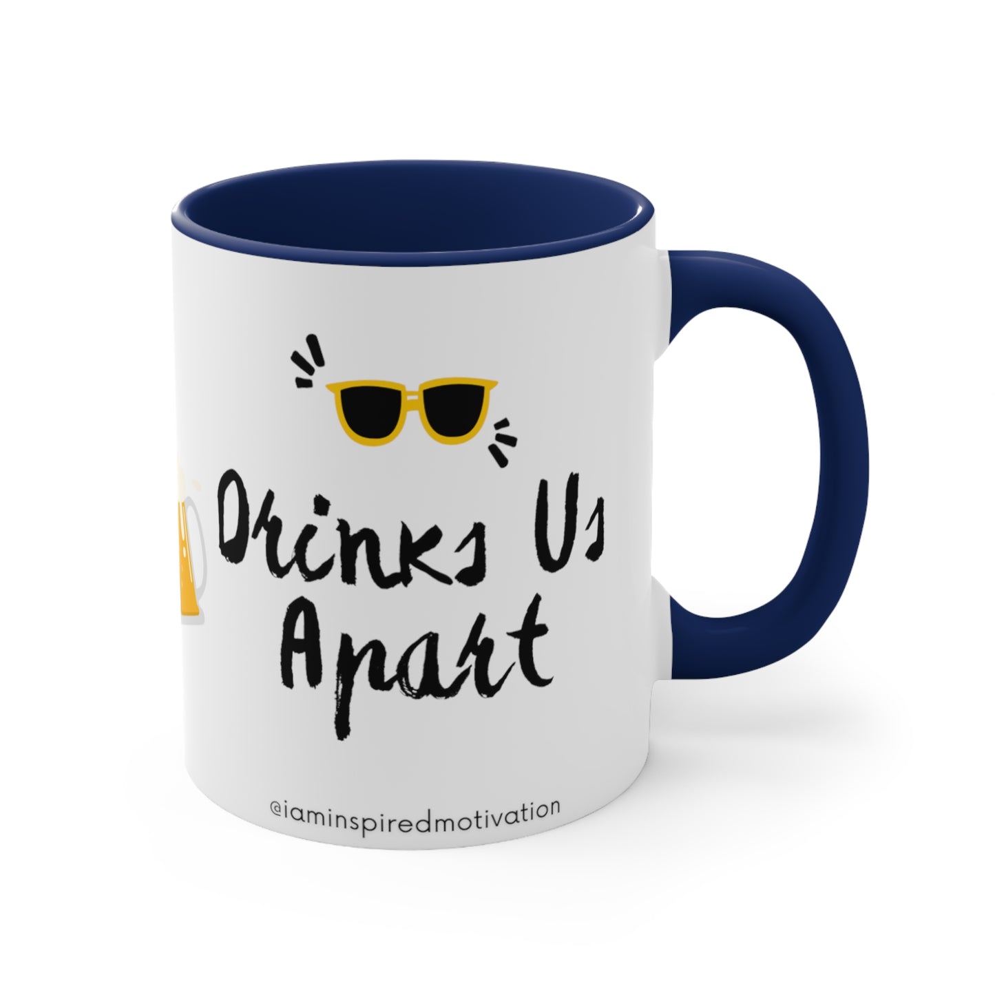 "Until Beer Makes Us Apart" Accent Coffee Mug, 11oz