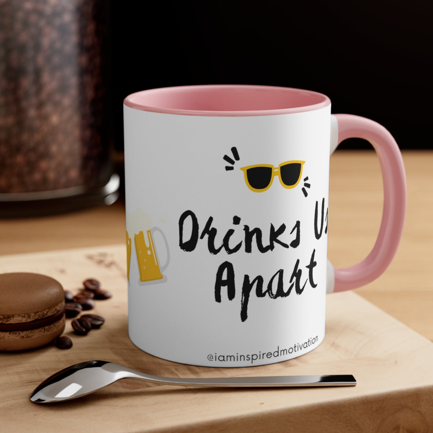 "Until Beer Makes Us Apart" Accent Coffee Mug, 11oz