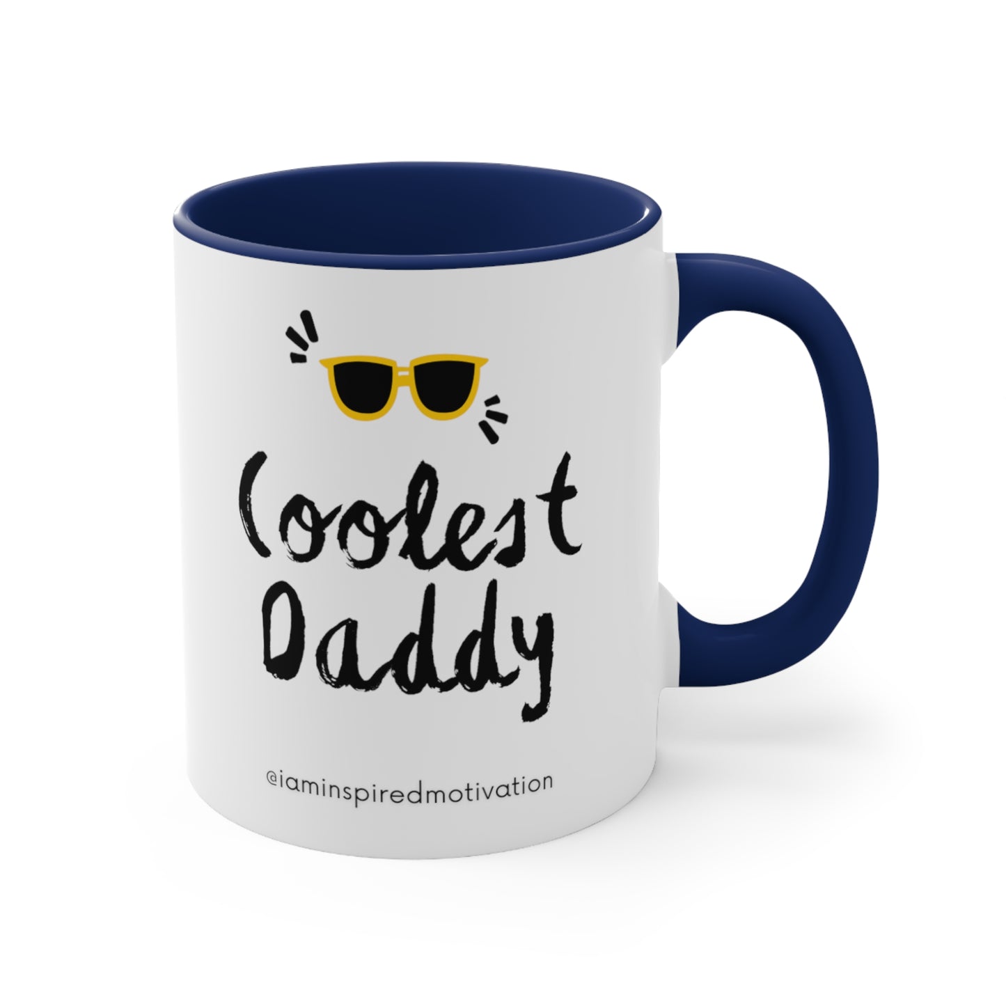 "Coolest Dad" Accent Coffee Mug, 11oz