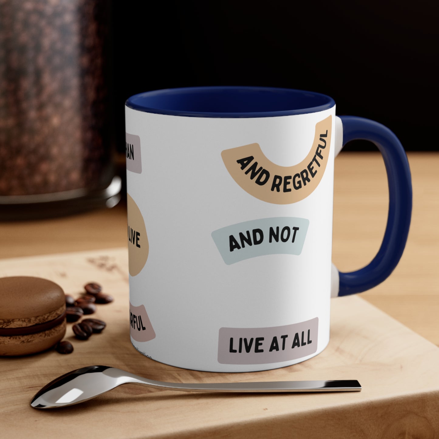 "Live Boldly" Accent Coffee Mug, 11oz