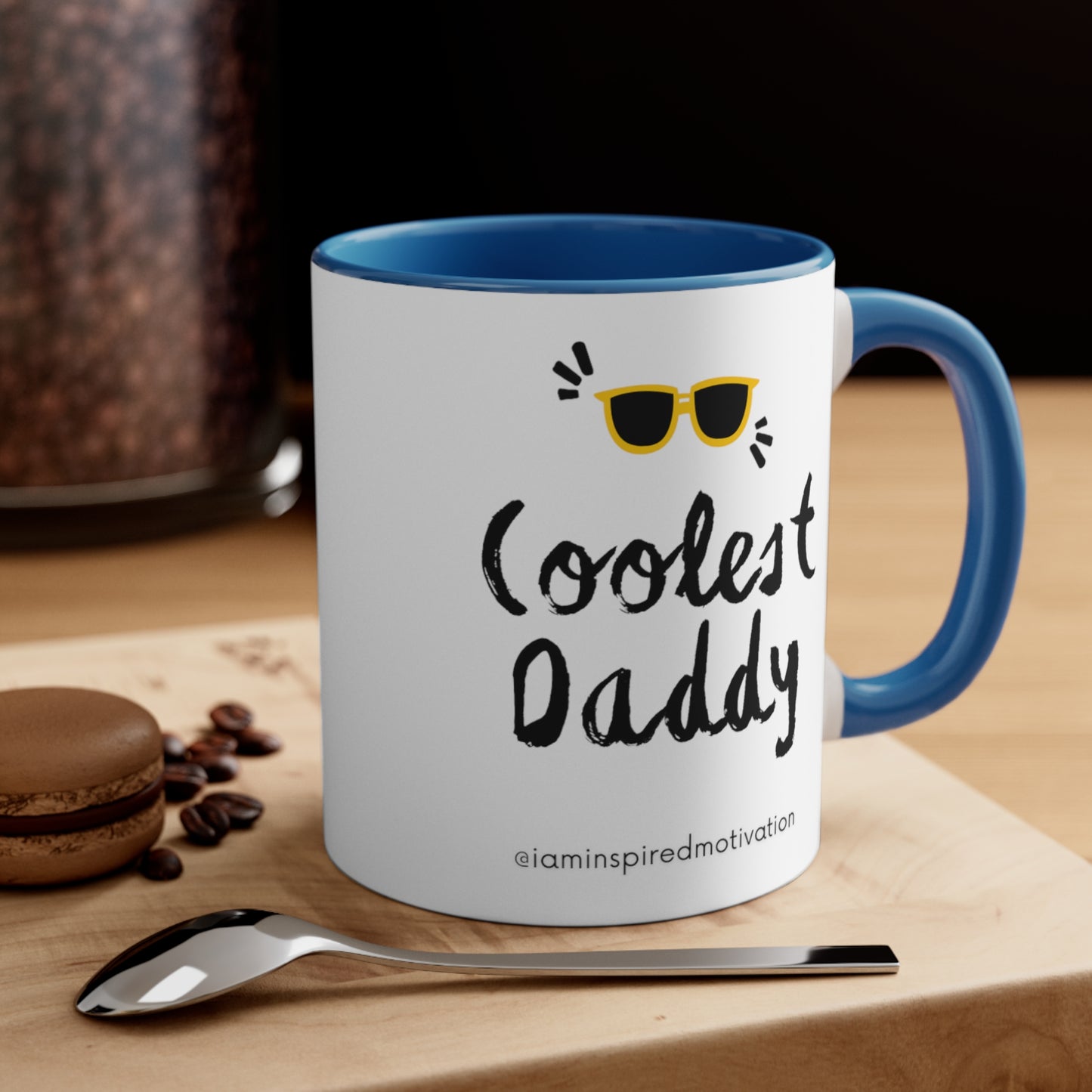 "Coolest Dad" Accent Coffee Mug, 11oz