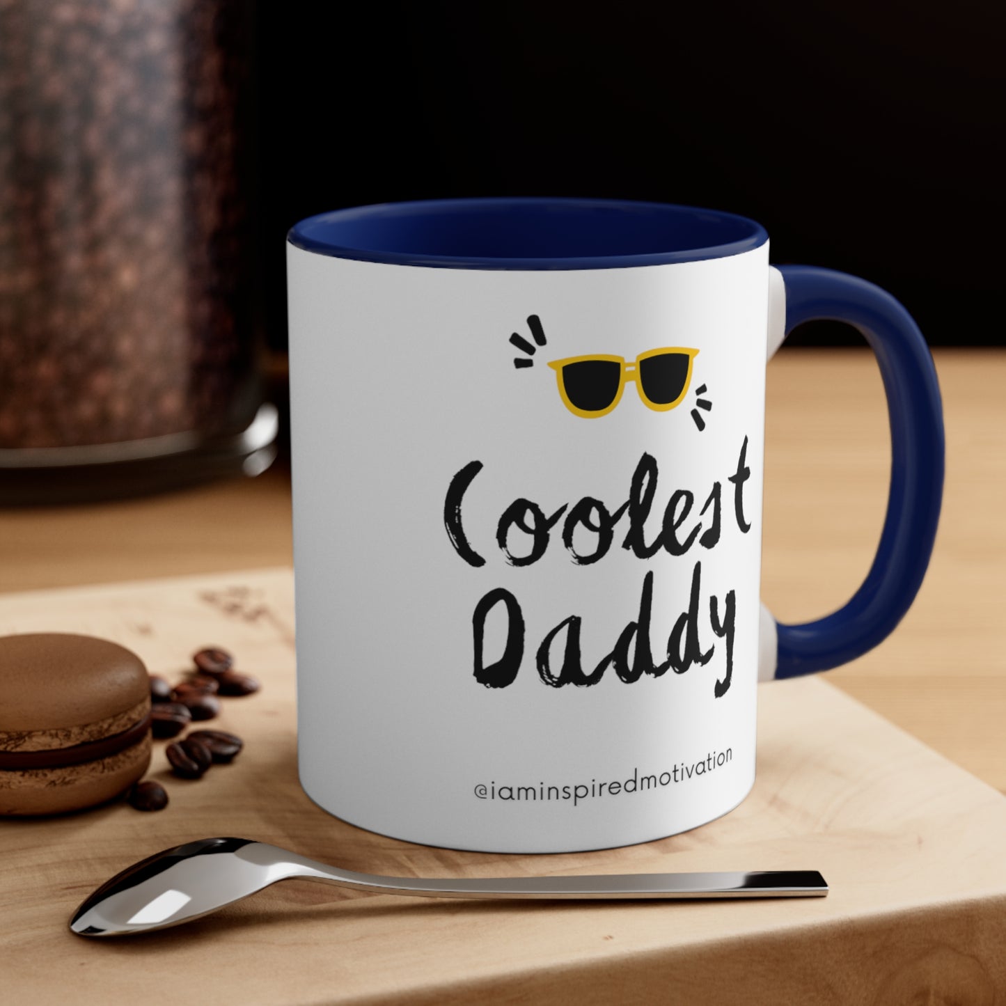 "Coolest Dad" Accent Coffee Mug, 11oz