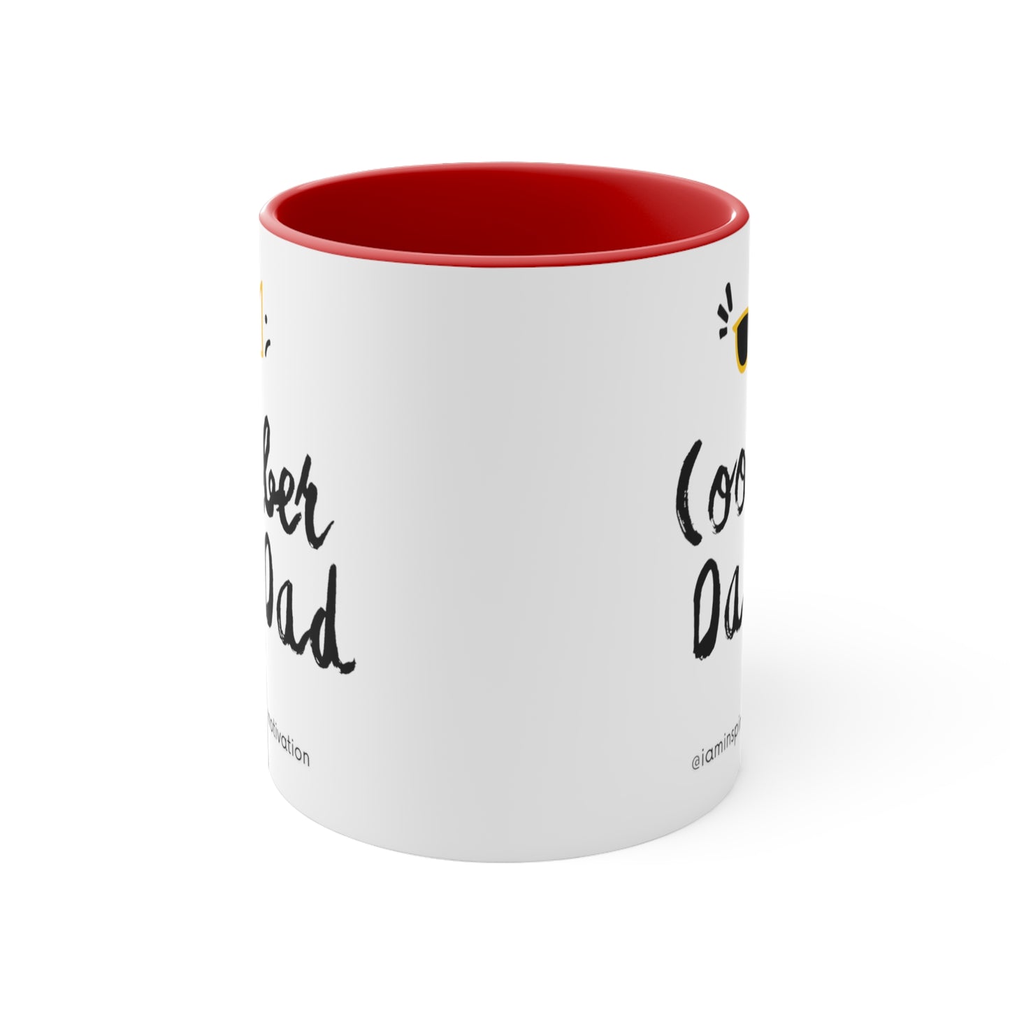 "Coolest Dad" Accent Coffee Mug, 11oz