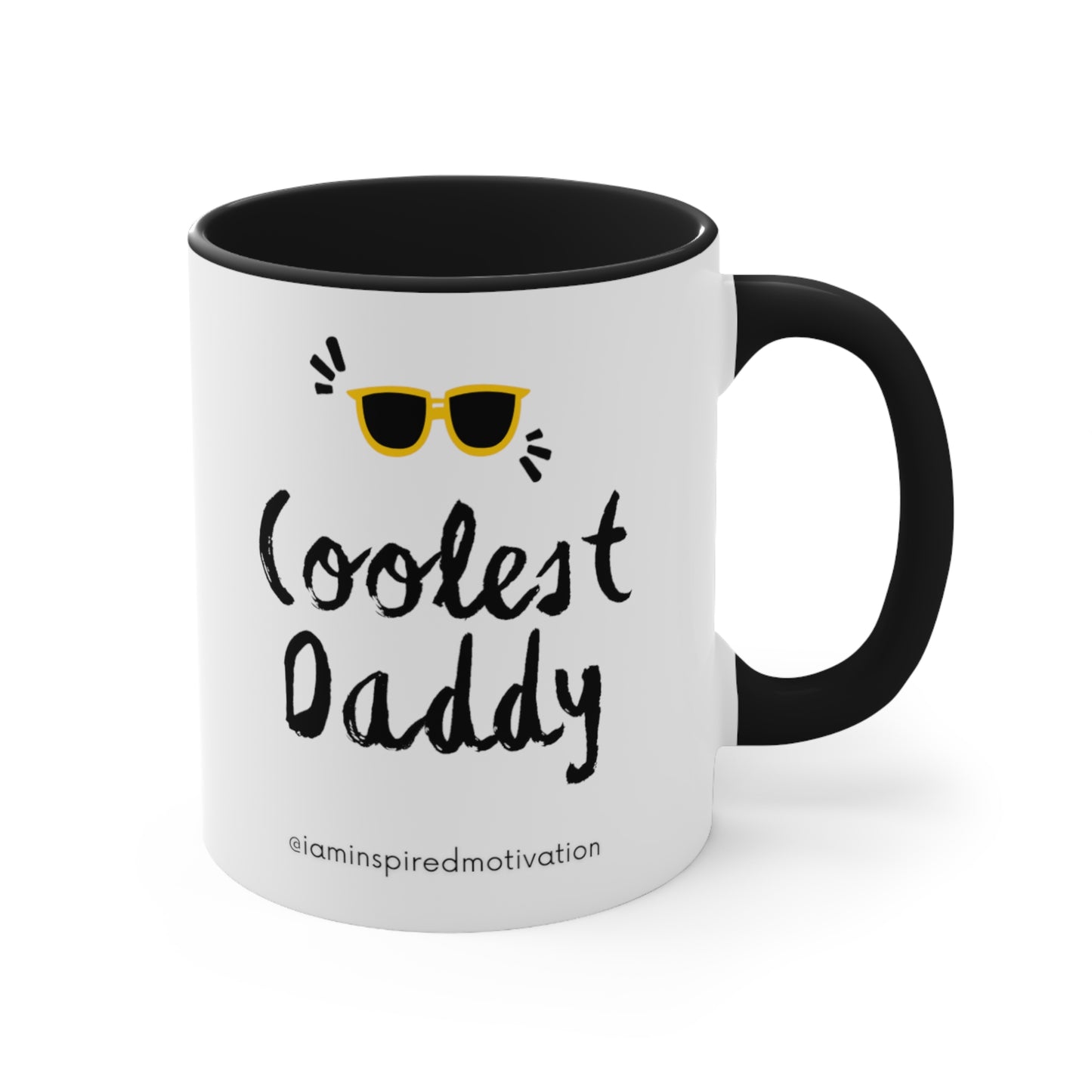 "Coolest Dad" Accent Coffee Mug, 11oz