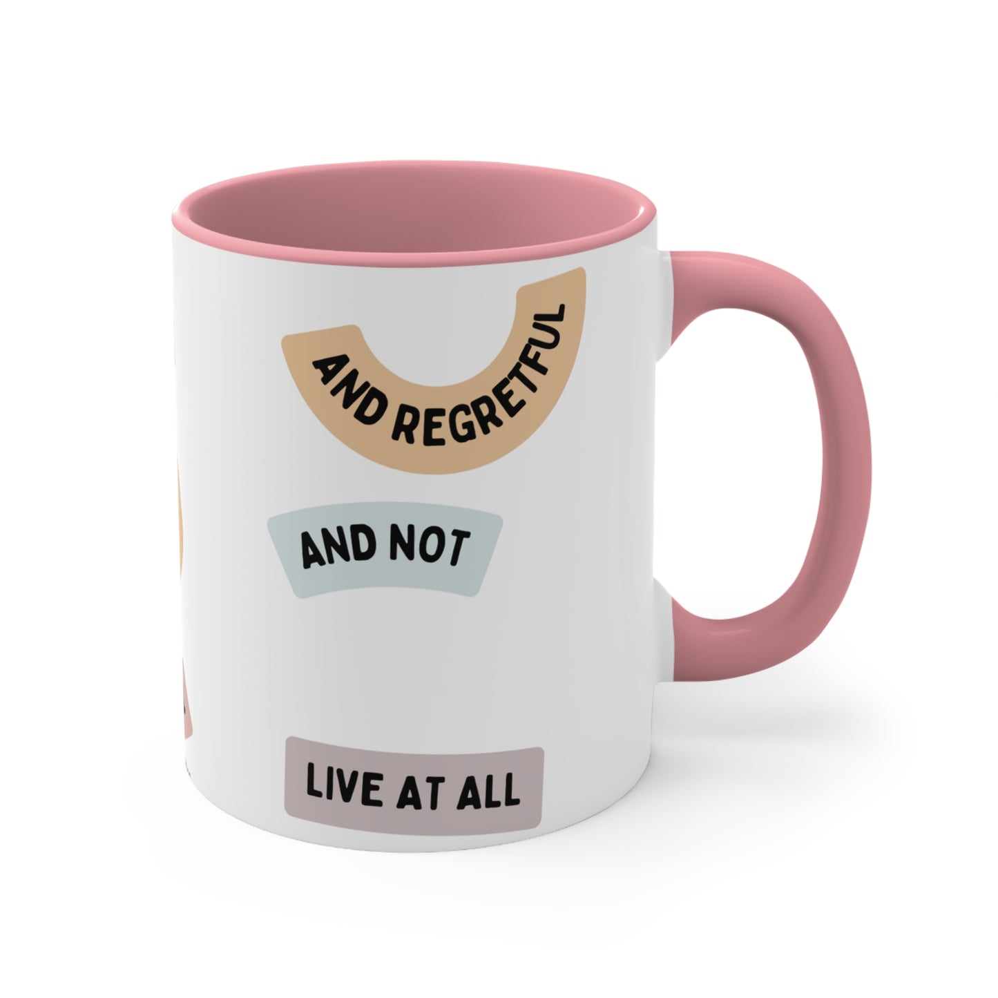 "Live Boldly" Accent Coffee Mug, 11oz