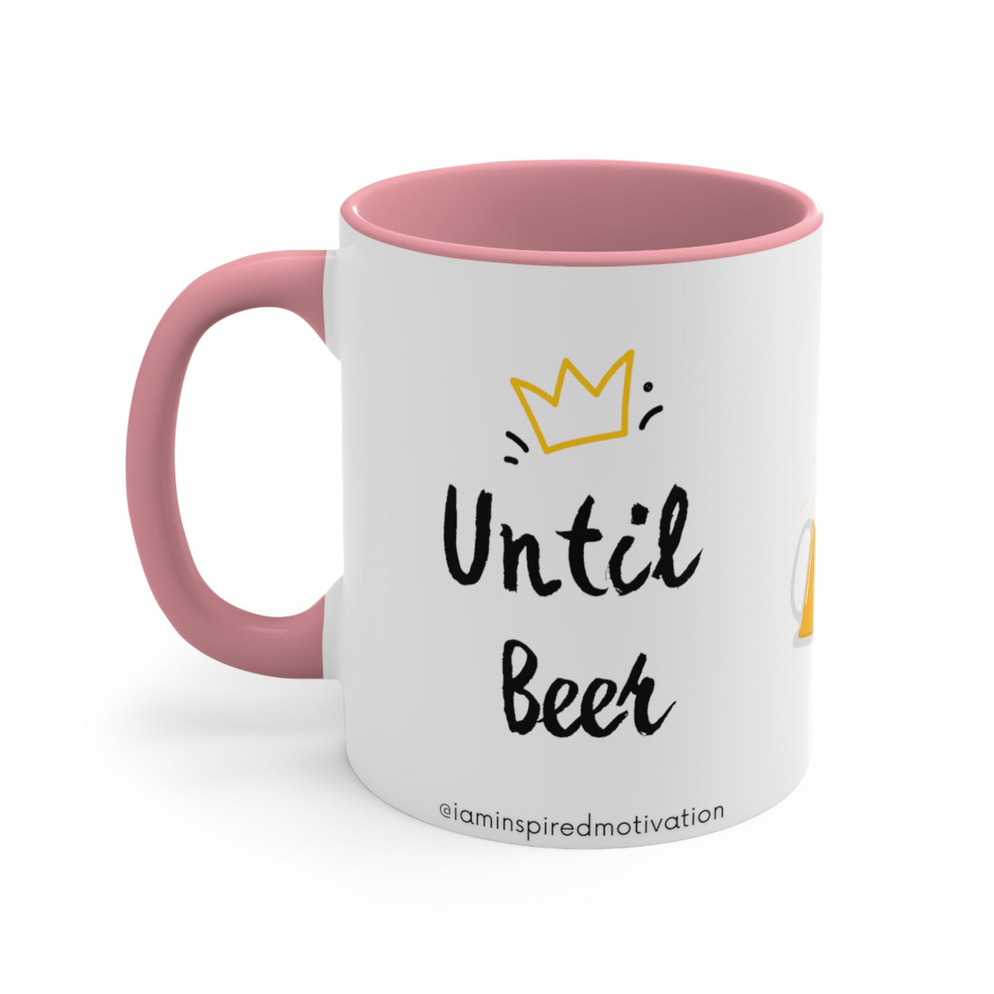 "Until Beer Makes Us Apart" Accent Coffee Mug, 11oz