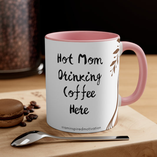 "Love-You-Mom Hot Mom" Accent Coffee Mug, 11oz