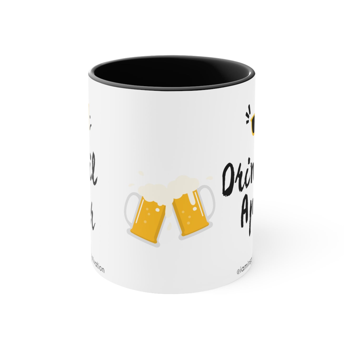 "Until Beer Makes Us Apart" Accent Coffee Mug, 11oz