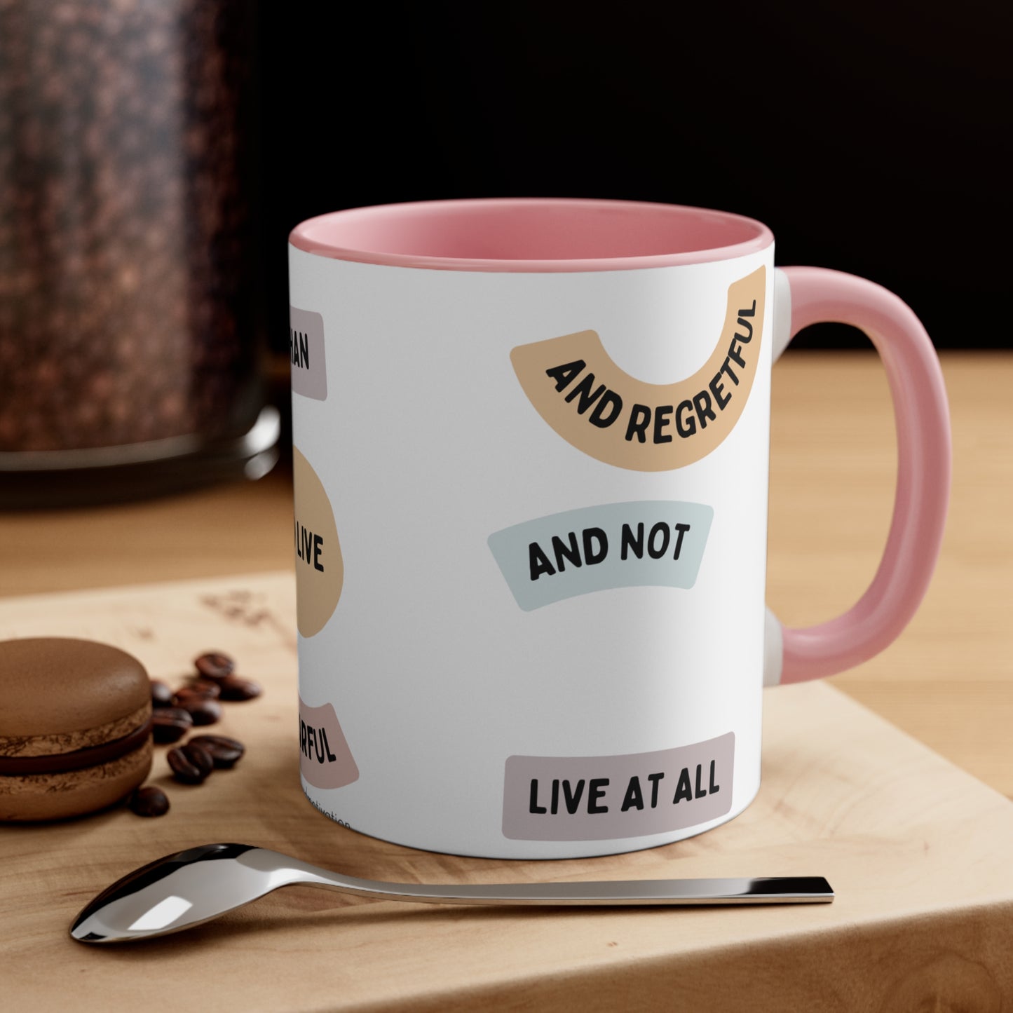 "Live Boldly" Accent Coffee Mug, 11oz