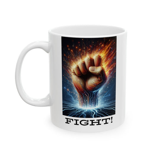 FIGHT! Awesome Ceramic Mug, (11oz, 15oz)