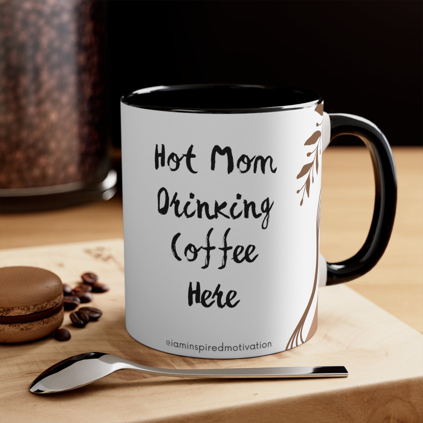 "Love-You-Mom Hot Mom" Accent Coffee Mug, 11oz