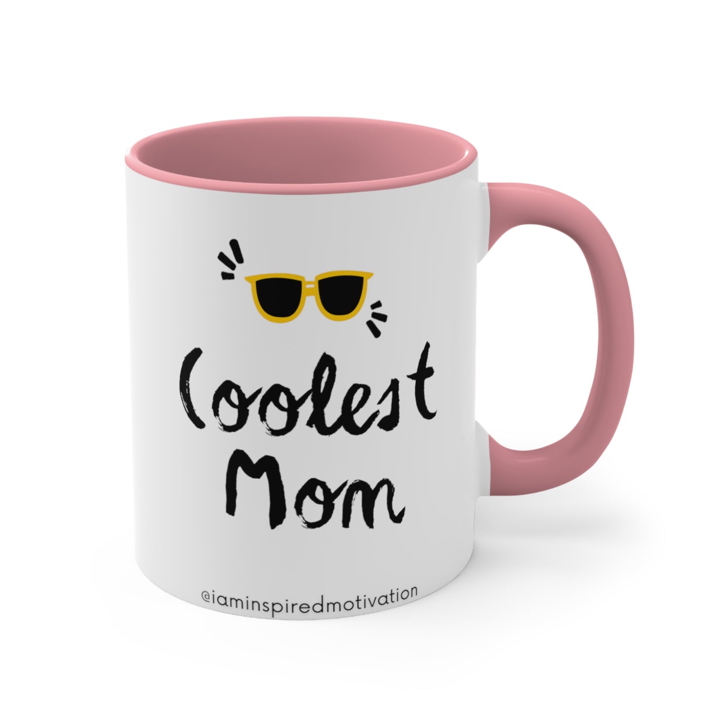 "Coolest Mom" Accent Coffee Mug, 11oz