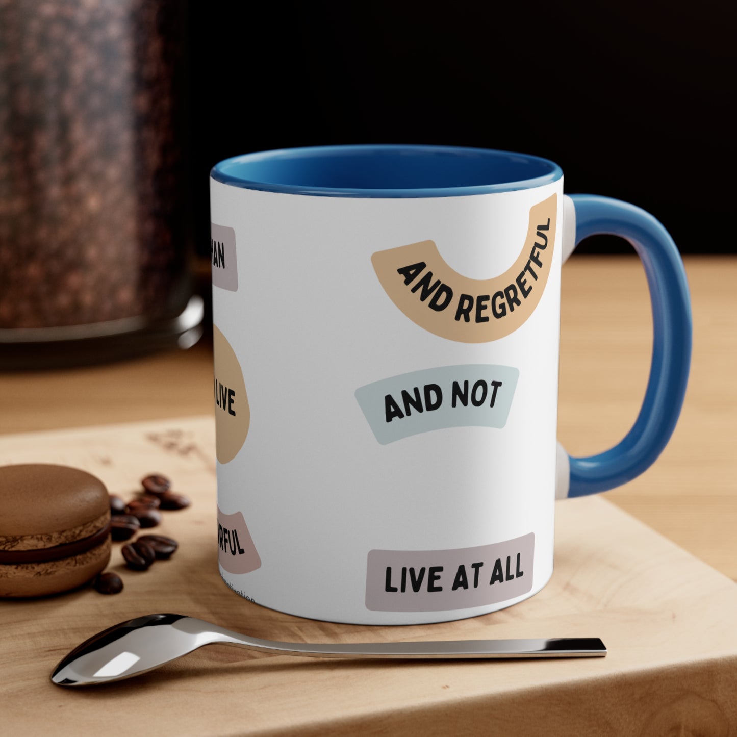 "Live Boldly" Accent Coffee Mug, 11oz