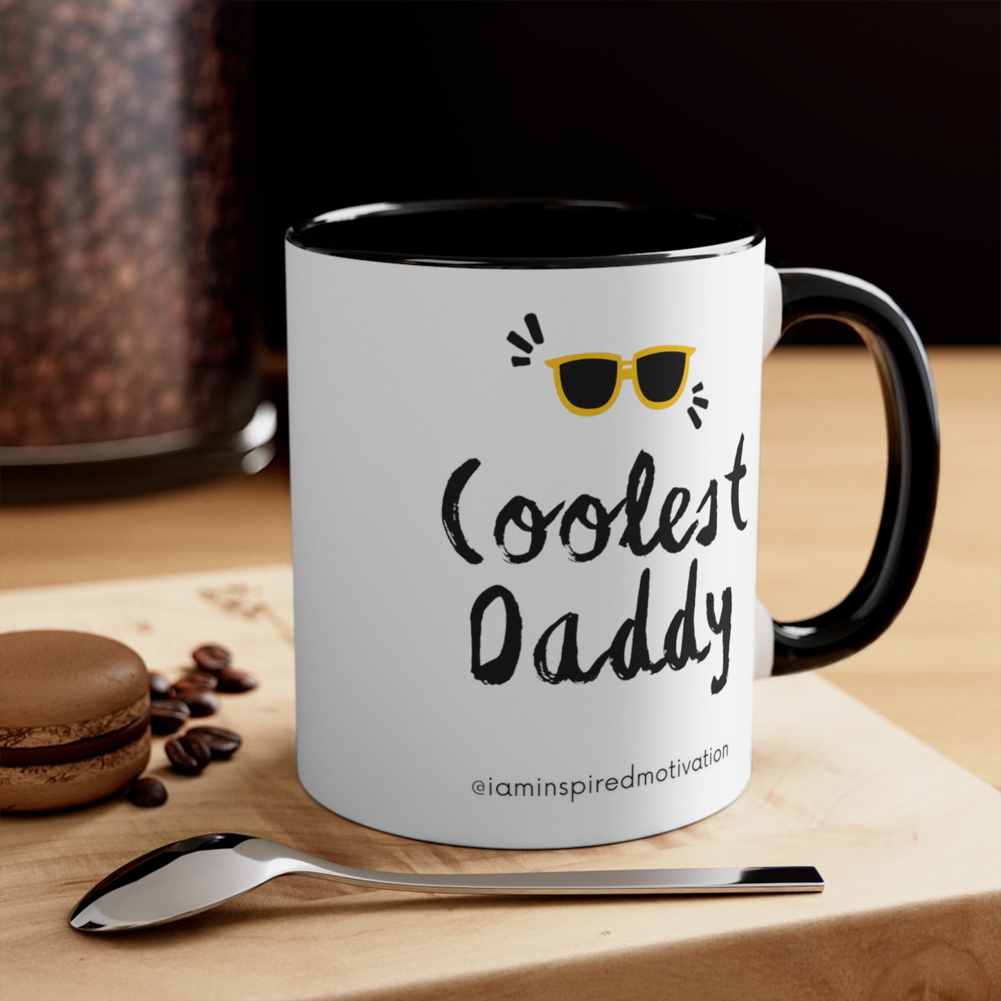 "Coolest Dad" Accent Coffee Mug, 11oz