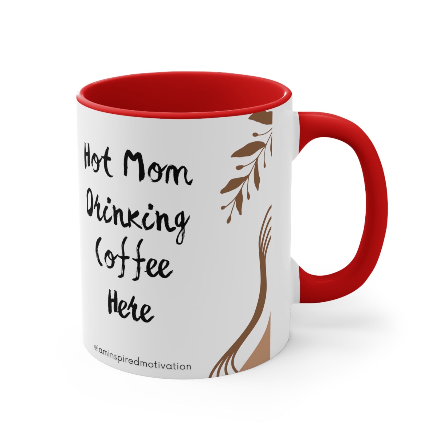 "Love-You-Mom Hot Mom" Accent Coffee Mug, 11oz