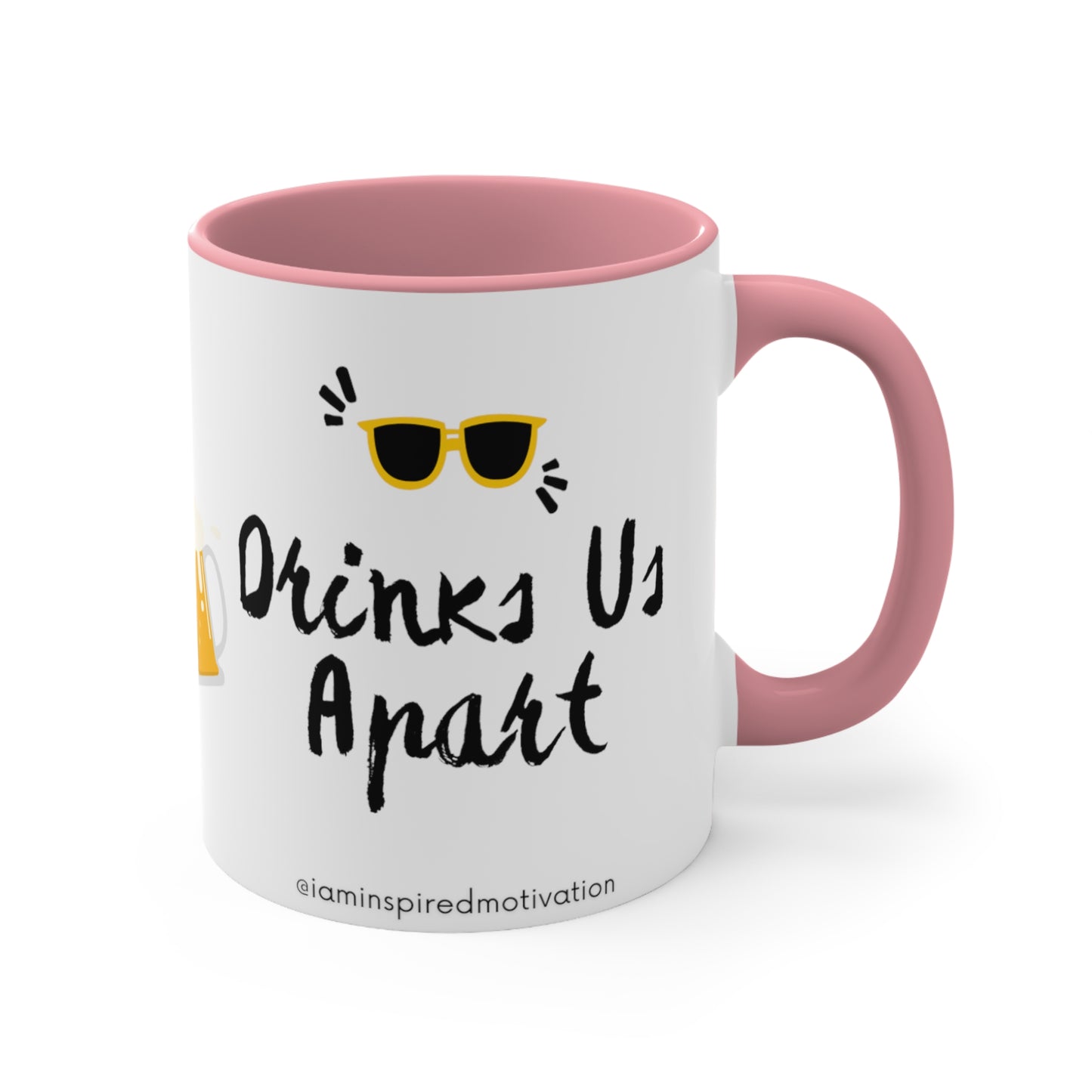 "Until Beer Makes Us Apart" Accent Coffee Mug, 11oz