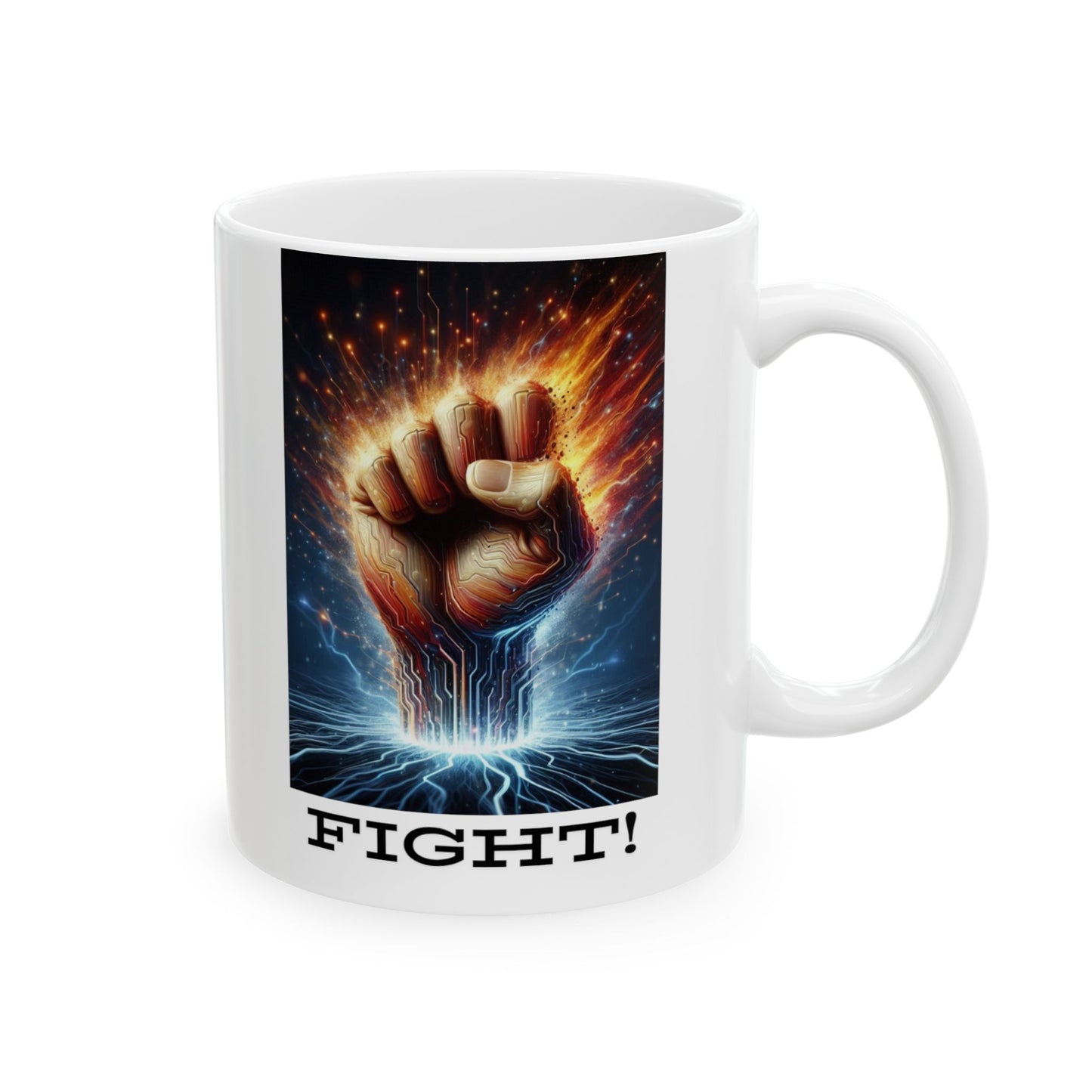 FIGHT! Awesome Ceramic Mug, (11oz, 15oz)