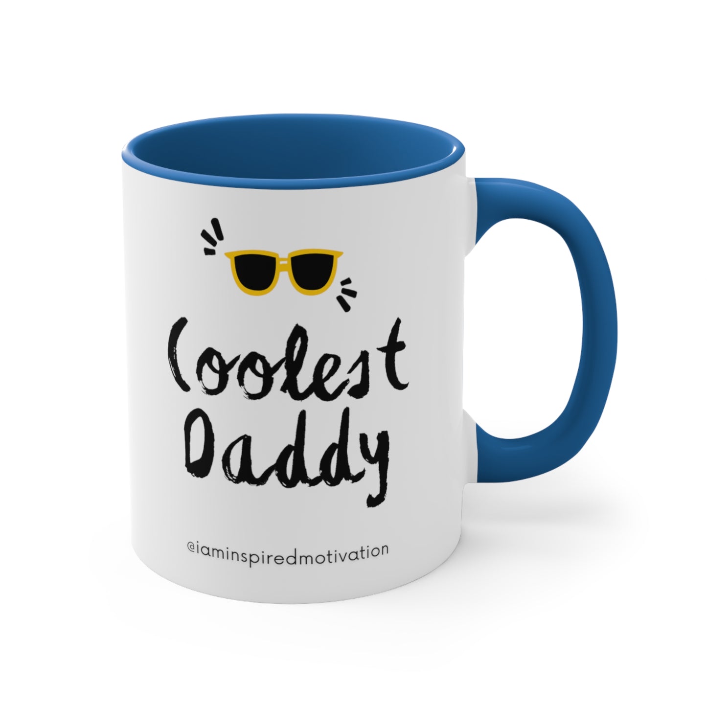 "Coolest Dad" Accent Coffee Mug, 11oz